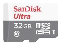 SanDisk Ultra - Carte mémoire flash (adaptateur microSDHC - SD inclus(e)) - 32 Go - UHS-I / Class10 - microSDHC UHS-I SDSQUNS-032G-GN6TA