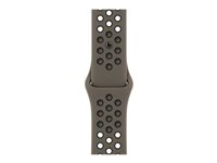 Apple Nike - Bracelet pour montre intelligente - 41 mm - taille Regular - gris olive/noir MPGT3ZM/A