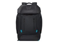 Acer Predator Notebook Gaming Utility Backpack - Sac à dos pour ordinateur portable - 17" - noir, teal - pour Predator Helios 300; Predator Triton 300; 500 NP.BAG1A.288