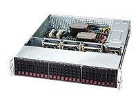 Supermicro SC216 BE2C-R920LPB - Rack-montable - 2U - ATX étendu - SATA/SAS - hot-swap 920 Watt - noir CSE-216BE2C-R920LPB