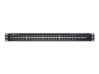 Dell ProSupport Plus S4048T-ON - Commutateur - C3 - Géré - 48 x 10GBase-T + 6 x 40 Gigabit QSFP+ - flux d'air de l'avant vers l'arrière - Montable sur rack - Dell Smart Value 210-AHMR