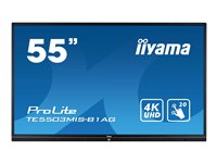 iiyama ProLite TE5503MIS-B1AG - Classe de diagonale 55" (54.6" visualisable) écran LCD rétro-éclairé par LED - signalétique numérique interactive - avec écran tactile - 4K UHD (2160p) 3840 x 2160 - noir TE5503MIS-B1AG