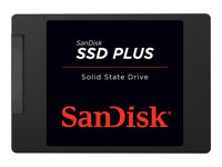 SanDisk PLUS - Disque SSD - 1 To - interne - 2.5" - SATA 6Gb/s SDSSDA-1T00-G26