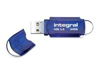 Integral Courier - Clé USB - 64 Go - USB 3.0 INFD64GBCOU3.0