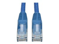 Tripp Lite 4ft Cat6 Gigabit Snagless Molded Patch Cable RJ45 M/M Blue 4' - Cordon de raccordement - RJ-45 (M) pour RJ-45 (M) - 1.2 m - UTP - CAT 6 - moulé, sans crochet, bloqué - bleu N201-004-BL