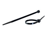 C2G - Attache câble - 30 cm - noir (pack de 100) 88139