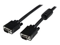 StarTech.com Cable video coaxial VGA de 30 m pour ecran haute resolution - Cordon HD15 vers HD15 - M/M - Câble VGA - HD-15 (VGA) (M) pour HD-15 (VGA) (M) - 30 m - moulé - noir MXTMMHQ30M