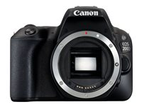 Canon EOS 200D - Appareil photo numérique - Reflex - 24.2 MP - APS-C - 1080p / 60 pi/s - 3x zoom optique objectif EF-S 18-55 mm IS STM - Wi-Fi, Bluetooth, NFC - noir 2250C002