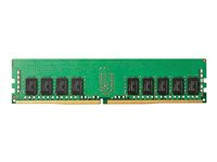HP - DDR4 - module - 16 Go - DIMM 288 broches - 2666 MHz / PC4-21300 - 1.2 V - mémoire sans tampon - non ECC - promo - pour Workstation Z2 G4 (non-ECC), Z4 G4 (non-ECC) 3PL82AT