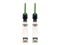 Tripp Lite 3M SFP+ 10Gbase-CU Twinax Passive Copper Cable SFP-H10GB-CU3M Compatible Green 10ft 10' - Câble à attache directe - SFP+ (M) pour SFP+ (M) - 3 m - twinaxial - vert N280-03M-GN