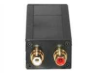 C2G Stereo Audio Isolation Transformer - Isolateur de boucle de terre - noir 80449