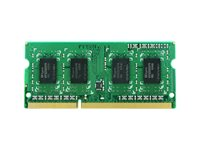 Synology - DDR3L - module - 4 Go - SO DIMM 204 broches - 1866 MHz / PC3L-14900 - 1.35 V - mémoire sans tampon - non ECC - pour Disk Station DS218+, DS418Play, DS620slim, DS718+, DS918+ D3NS1866L-4G