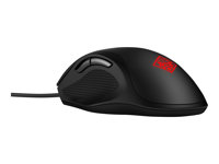 OMEN by HP 400 - Souris - pour droitiers - optique - 6 boutons - filaire - USB - noir - pour OMEN by HP 15; HP 14, 15, 17, 22, 24, 27; Pavilion Gaming 15, TG01; Slim S01; Spectre x360 3ML38AA#ABB