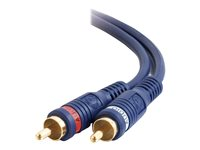 C2G Velocity - Câble audio - RCA mâle pour RCA mâle - 50 cm - paire torsadée blindée (STP) 80210