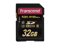 Transcend Ultimate series - Carte mémoire flash - 32 Go - UHS Class 3 / Class10 - SDHC UHS-II TS32GSD2U3