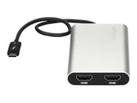 StarTech.com Adaptateur Thunderbolt 3 vers double HDMI - Convertisseur TB vers 2x HDMI - 4K 30 Hz - Compatible avec Windows seulement - Adaptateur vidéo externe - Thunderbolt 3 - HDMI - pour P/N: TB33A1C TB32HD2