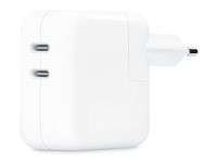 Apple - Adaptateur secteur - 35 Watt - 2 connecteurs de sortie (24 pin USB-C) MW2K3ZM/A