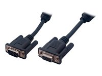 MCL Samar - Rallonge de câble VGA - HD-15 (VGA) (M) pour HD-15 (VGA) (F) - 5 m - noir MC341B/15P-5M