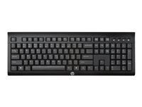 HP K2500 - Clavier - sans fil - 2.4 GHz - Anglais - pour Pavilion 24, 27, 510, 590, 595, TP01 E5E78AA#ABB