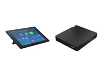 Lenovo ThinkSmart Core - Controller Kit - kit de vidéo-conférence (console d'écran tactile, système de calcul) - avec 3 ans de support Lenovo Premier + première année de maintenance - Certifié pour Microsoft Teams Rooms - noir corbeau avec fond rouge 11LR0005FR