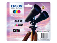 Epson 502/502XL Multipack - Pack de 4 - 19.1 ml - noir, jaune, cyan, magenta - original - blister - cartouche d'encre - pour Expression Home XP-5100, XP-5150; WorkForce WF-2860, WF-2865DWF, WF-2880DWF, WF-2885DWF C13T02W94010