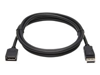 Tripp Lite 6ft DisplayPort Extension Cable with Latches Video / Audio HDCP DP Extension M/F 6' - Câble DisplayPort - DisplayPort (M) pour DisplayPort (F) - 1.8 m - noir P579-006