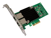 Intel Ethernet Converged Network Adapter X550-T2 - Adaptateur réseau - PCIe 3.0 x4 profil bas - 10Gb Ethernet x 2 X550T2BLK