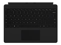 Microsoft Surface Pro Keyboard - Clavier - avec trackpad - rétroéclairé - QWERTY - R.-U. - noir - commercial - pour Surface Pro 8, Pro X QJX-00003