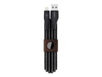 Belkin DuraTek Plus - Câble Lightning - USB mâle pour Lightning mâle - 3.05 m - noir F8J236BT10-BLK