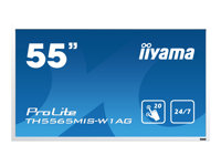 iiyama ProLite TH5565MIS-W1AG - Classe 55" (54.6" visualisable) écran DEL - signalisation numérique - avec écran tactile - 1080p (Full HD) 1920 x 1080 - blanc TH5565MIS-W1AG