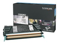 Lexmark - Noir - original - cartouche de toner LCCP - pour Lexmark C520n, C530dn, C530n C5202KS
