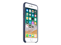 Apple - Coque de protection pour téléphone portable - cuir - bleu nuit - pour iPhone 7, 8 MQH82ZM/A