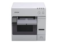 Epson TM C3400 - Imprimante de reçus - couleur - jet d'encre - Rouleau (10,8 cm) - 720 x 360 ppp - jusqu'à 92 mm/sec - USB - blanc C31CA26012CD