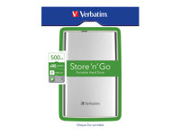 Verbatim Store 'n' Go Portable - Disque dur - 500 Go - externe (portable) - USB 2.0 / eSATA-300 53019