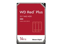 WD Red Plus WD140EFGX - Disque dur - 14 To - interne - 3.5" - SATA 6Gb/s - 7200 tours/min - mémoire tampon : 512 Mo WD140EFGX