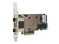 Broadcom MegaRAID 9480-8i8e - Contrôleur de stockage (RAID) - 16 Canal - SATA 6Gb/s / SAS 12Gb/s / PCIe - profil bas - RAID RAID 0, 1, 5, 6, 10, 50, JBOD, 60 - PCIe 3.1 x8 05-50031-00
