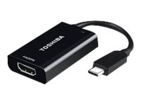 Toshiba Toshiba USB-C to HDMI Adapter - Adaptateur vidéo externe - USB-C - HDMI - noir brillant - pour Dynabook Toshiba Portégé X20W, X30, X30T; Toshiba Tecra X40; Portégé X20W; Tecra X40 PA5269U-2PRP