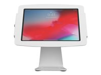 Compulocks iPad 10.2" Support de comptoir 360 pivotant et inclinable avec boîtier Space - Kit de montage (enceinte, base de montage VESA) - pour tablette - verrouillable - aluminium de haute qualité - blanc - Taille d'écran : 10.2" - dessus de comptoir - pour Apple 10.2-inch iPad (7ème génération, 8ème génération, 9ème génération) 303W102IPDSW