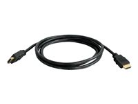 C2G 0.5m High Speed HDMI Cable with Ethernet - 4k - UltraHD - Câble HDMI avec Ethernet - HDMI mâle pour HDMI mâle - 50 cm - blindé - noir 82024