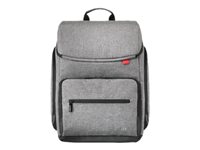 Mobilis Trendy - Sac à dos pour ordinateur portable - 16" - gris 025008