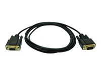 Tripp Lite 6ft Null Modem Serial DB9 RS232 Cable Adapter Gold M/F 6' - Câble de modem nul - DB-9 (F) pour DB-9 (M) - 1.8 m - moulé P454-006