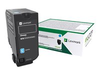 Lexmark - Cyan - original - cartouche de toner LCCP - pour Lexmark CS720de, CS720dte, CS725de, CS725dte, CX725de, CX725dhe, CX725dthe 74C20C0