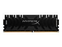 HyperX Predator - DDR4 - module - 8 Go - DIMM 288 broches - 3200 MHz / PC4-25600 - CL16 - 1.35 V - mémoire sans tampon - non ECC - noir HX432C16PB3/8