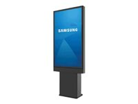 Peerless-AV Outdoor Digital Menu Board KOF555-1OHF - Pied - Ultra mince - pour panneau LCD à affichage numérique - verrouillable - noir texturé - Taille d'écran : 55" - pour Samsung OH55F KOF555-1OHF