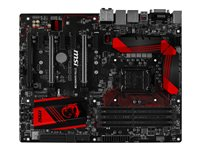 MSI Z170A Gaming M5 - Carte-mère - ATX - Socket LGA1151 - Z170 - USB 3.1 Gen1, USB-C Gen2, USB 3.1 Gen2 - Gigabit LAN - carte graphique embarquée (unité centrale requise) - audio HD (8 canaux) Z170A GAMING M5