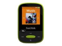SanDisk Clip Sport - Lecteur numérique - 8 Go - citron vert SDMX24-008G-G46L