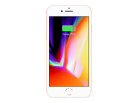 Apple iPhone 8 - Smartphone - 4G LTE Advanced - 64 Go - GSM - 4.7" - 1334 x 750 pixels (326 ppi) - Retina HD - 12 MP (caméra avant 7 MP) - or MQ6J2ZD/A