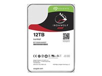 Seagate IronWolf ST12000VN0007 - Disque dur - 12 To - interne - 3.5" - SATA 6Gb/s - 7200 tours/min - mémoire tampon : 256 Mo ST12000VN0007