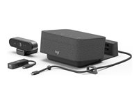 Logitech Logi Dock Focus Room Kit - Kit de vidéo-conférence (Logitech BRIO Ultra HD Pro Webcam, Logitech Logi Dock) - Optimisé pour la CU 991-000452