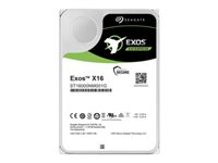 Seagate Exos X16 ST14000NM003G - Disque dur - chiffré - 14 To - interne - SATA 6Gb/s - 7200 tours/min - mémoire tampon : 256 Mo - Self-Encrypting Drive (SED) ST14000NM003G